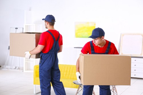 Furniture collection for a Kennington home with bulky items ready for removal