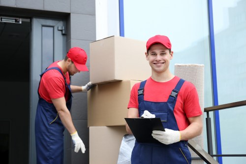 Family preparing for a house move with removalists in Kennington