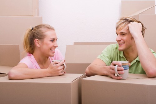 Commercial moving team planning an office relocation in Kennington