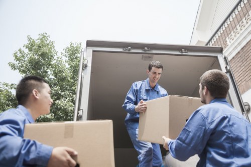 Moving team handling home removals in Kennington with care