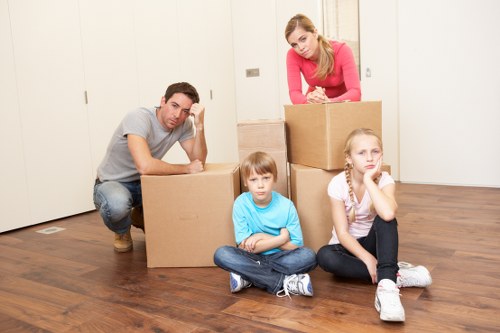 Man and van service preparing a local move in Kennington
