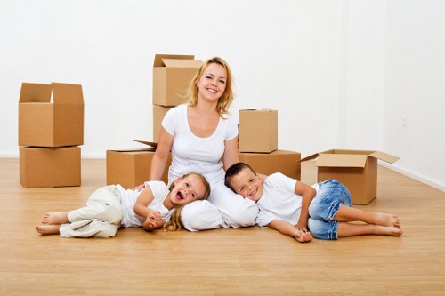 Professional van service handling a Kennington property move