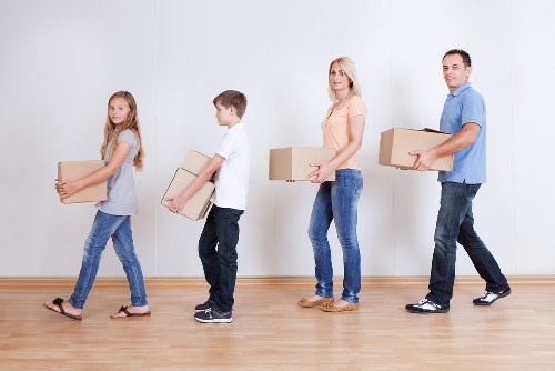 Packed household items ready for safe transport during a local move
